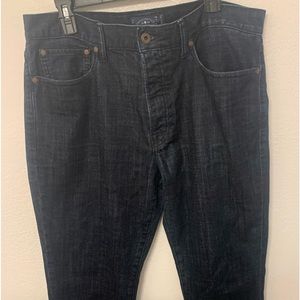 Lucky Brand 121 Heritage slim blue jeans. Button fly men’s 36X 32